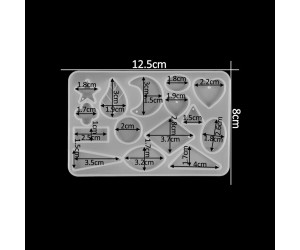 Epoksi Çoklu Küpe   Kolye Kalıbı