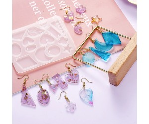 Epoksi Çoklu Küpe   Kolye Kalıbı