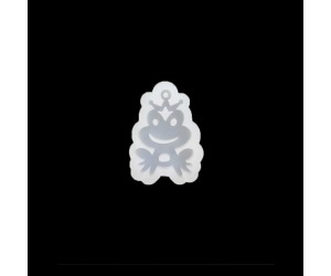 Epoksi Kral Kurbağa Kolye   Anahtarlık Silikon Kalıbı EM41