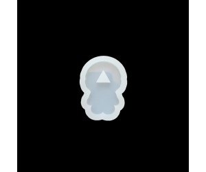 Epoksi Squid Game Muhafız Kolye   Anahtarlık Silikon Kalıbı EM46