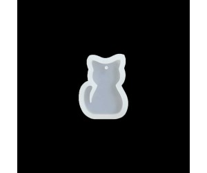 Epoksi Kedi Kolye Anahtarlık Silikon Kalıbı EM55 Epoksi Kedi Kolye Anahtarlık Silikon Kalıbı EM55