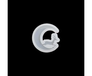 Epoksi Ay Ceylan Kolye Anahtarlık Silikon Kalıbı EM66 Epoksi Ay Ceylan Kolye Anahtarlık Silikon Kalıbı EM66