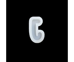 Epoksi Tekli Harf Silikon Kalıbı Kids - J