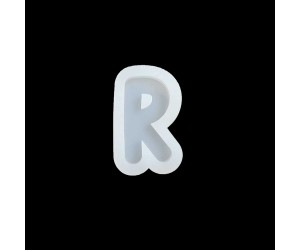 Epoksi Tekli Harf Silikon Kalıbı Kids - R