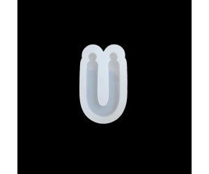 Epoksi Tekli Harf Silikon Kalıbı Kids - Ü