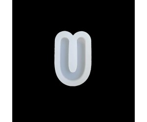 Epoksi Tekli Harf Silikon Kalıbı Kids - U