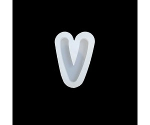 Epoksi Tekli Harf Silikon Kalıbı Kids - V