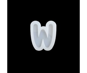 Epoksi Tekli Harf Silikon Kalıbı Kids - W