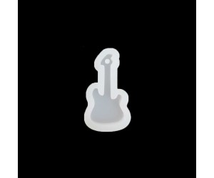 Epoksi Gitar Kolye   Anahtarlık Silikon Kalıbı EM80