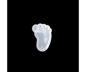 Epoksi Bebek Ayak İzi Kolye Anahtarlık Silikon Kalıbı EM103 Epoksi Bebek Ayak İzi Kolye Anahtarlık Silikon Kalıbı EM103