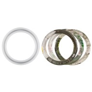 Epoksi Silikon Bilezik ve Çanta Sapı Kalıbı 11.2x9.5x1.1cm