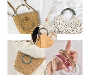 Epoksi Silikon Bilezik ve Çanta Sapı Kalıbı 11.2x9.5x1.1cm