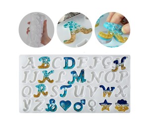 Epoksi Silikon Harf Kalıbı El Yazısı Modeli