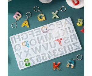 Epoksi Silikon Ters Büyük Harf Kalıbı Epoksi Silikon Ters Büyük Harf Kalıbı