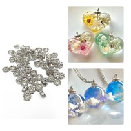 Rondela 6mm Epoksi Süsleme Aparatı Gümüş- 10 Adet