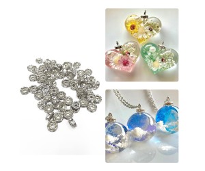 Rondela 6mm Epoksi Süsleme Aparatı Gümüş- 10 Adet