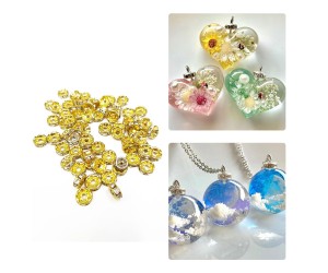 Rondela 6mm Epoksi Süsleme Aparatı Gold - 10 Adet