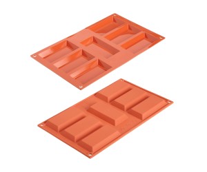 Dikdörtgen 7 li Kek Çikolata Silikon Kalıbı GT120 Dikdörtgen 7 li Kek Çikolata Silikon Kalıbı GT120