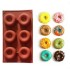 Donut 6 lı Çörek Bisküvi Çikolata   kek Silikon Kalıbı GT109