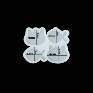 Epoksi Balık   Kedi Anahtarlık Kolye Silikon Kalıbı EM29