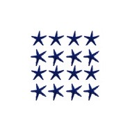 Epoksi Plastik Deniz Yıldızı Lacivert 16 Adet