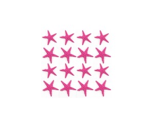 Epoksi Plastik Deniz Yıldızı Pembe 16 Adet