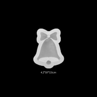 Epoksi Yılbaşı Zili Kolye   Anahtarlık Silikon Kalıbı EM147