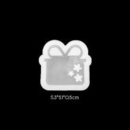 Epoksi Hediye Kutusu Kolye   Anahtarlık Silikon Kalıbı EM150