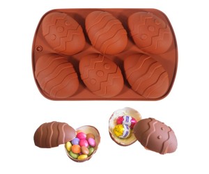 Paskalya Yumurtası Kek Çikolata Silikon Kalıbı GT114 Paskalya Yumurtası Kek Çikolata Silikon Kalıbı GT114
