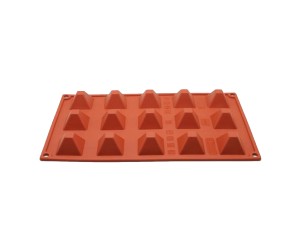 Piramit 15 li Pasta Kek Çikolata Silikon Kalıbı GT126 Piramit 15 li Pasta Kek Çikolata Silikon Kalıbı GT126