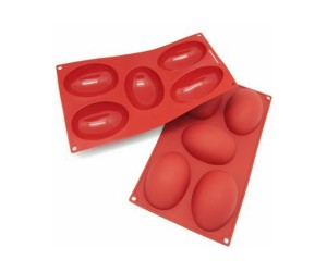 Silikon Büyük Yarım Yumurta Kek   Çikolata Kalıbı GT0099