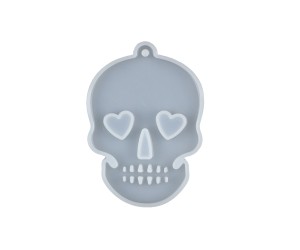 Epoksi Kafatası Kolye Anahtarlık Silikon Kalıbı EM181 Epoksi Kafatası Kolye Anahtarlık Silikon Kalıbı EM181