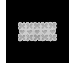 Epoksi Çoklu Kelebek Kolye Anahtarlık Silikon Kalıbı EM173 Epoksi Çoklu Kelebek Kolye Anahtarlık Silikon Kalıbı EM173