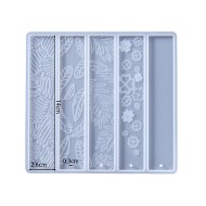 Epoksi 5 li Desenli Kitap Ayracı Silikon Kalıbı GT9857