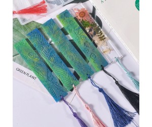 Epoksi 5 li Desenli Kitap Ayracı Silikon Kalıbı GT9857 Epoksi 5 li Desenli Kitap Ayracı Silikon Kalıbı GT9857