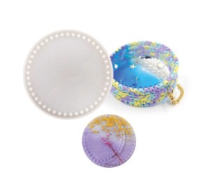 Epoksi Davul Çanta Yapımı Daire Silikon Kalıbı - EM185