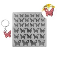 Epoksi Çoklu Kelebek Silikon Kalıbı EM193