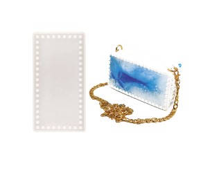 Epoksi Dikdörtgen Çanta Yapımı Silikon Kalıbı - EM188