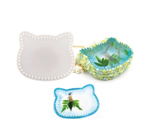 Epoksi Kedi Çanta Yapımı Silikon Kalıbı - EM186