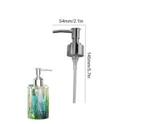 Epoksi Sabunluk Pompası Aparatı - Gümüş Epoksi Sabunluk Pompası Aparatı - Gümüş