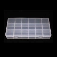 Malzeme Kutusu Boncuk Kutusu Şeffaf - 15x26cm