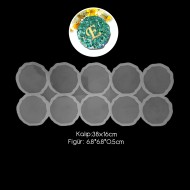 Epoksi Çoklu Magnet Silikon Kalıbı EM191