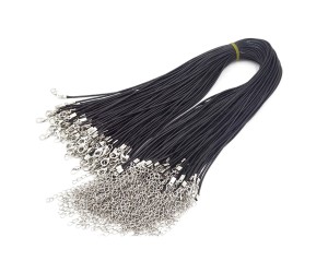 Bileklik   Kolye İpi Deri Kordon Halat Kolye İpi - 100 Adet Bileklik   Kolye İpi Deri Kordon Halat Kolye İpi - 100 Adet