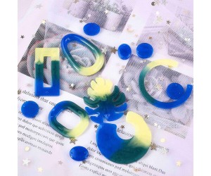 Epoksi Çoklu Karışık Küpe Takı Kalıbı