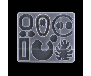 Epoksi Çoklu Karışık Küpe Takı Kalıbı