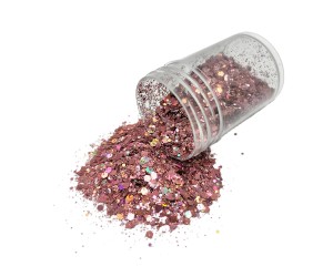 Epoksi Süsleme Glitter Gül Kurusu Pul 5gr