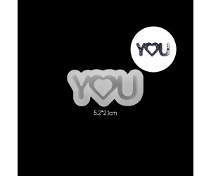 Epoksi You Kolye Anahtarlık Silikon Kalıbı EM217 Epoksi You Kolye Anahtarlık Silikon Kalıbı EM217