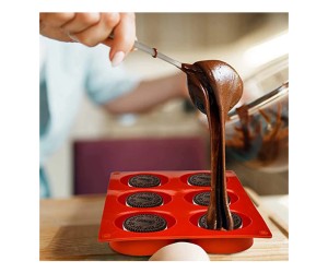 Yuvarlak 6 lı Pasta Kek Çikolata Silikon Kalıbı GT042 Yuvarlak 6 lı Pasta Kek Çikolata Silikon Kalıbı GT042