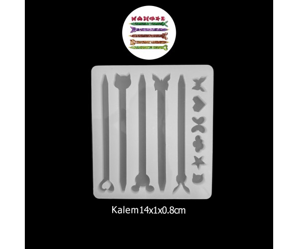 Epoksi Çoklu Kalem Silikon Kalıbı EM222