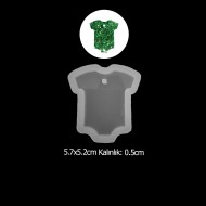 Epoksi Bebek Zıbın Anahtarlık Silikon Kalıbı EM245